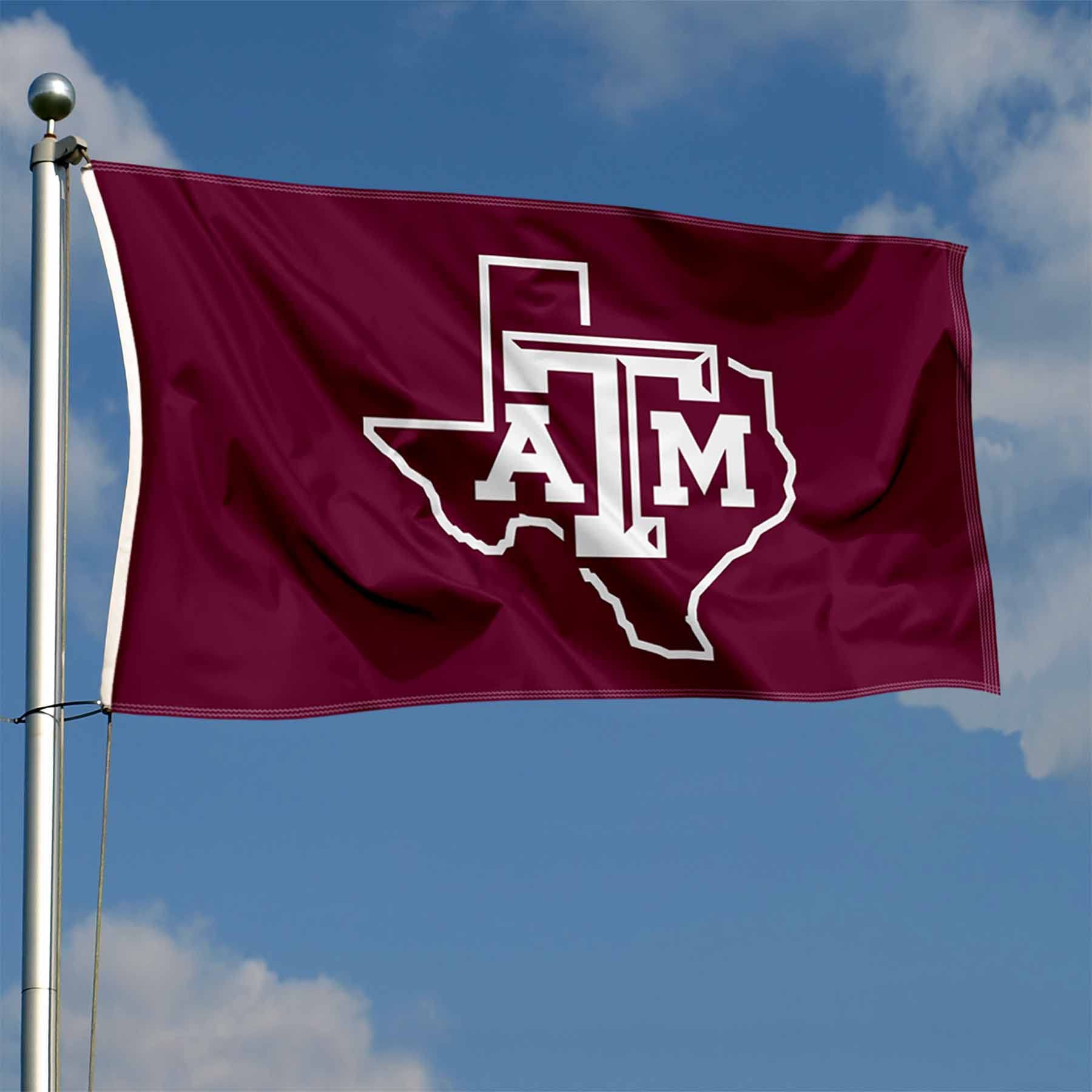 College Flags & Banners Co. Texas A&M University Lone Star 3x5 Flag - Sports Collectibles, Sports Memorabilia, Sports Fan Shop, Sports Gifts