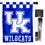Kentucky UK Wildcats Checkerboard House Flag with Flag Pole Set - Sports Collectibles, Sports Memorabilia, Sports Fan Shop, Sports Gifts