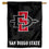 San Diego State Aztecs House Flag Banner - Sports Collectibles, Sports Memorabilia, Sports Fan Shop, Sports Gifts