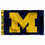 College Flags & Banners Co. Michigan Team University Wolverines Printed Header 3x5 Foot Banner Flag - Sports Collectibles, Sports Memorabilia, Sports Fan Shop, Sports Gifts