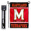 College Flags & Banners Co. Maryland Terrapins Garden Flag and USA Stand Pole Holder Set - Sports Collectibles, Sports Memorabilia, Sports Fan Shop, Sports Gifts