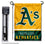 WinCraft Oakland Athletics Garden Flag with Stand Holder - Sports Collectibles, Sports Memorabilia, Sports Fan Shop, Sports Gifts
