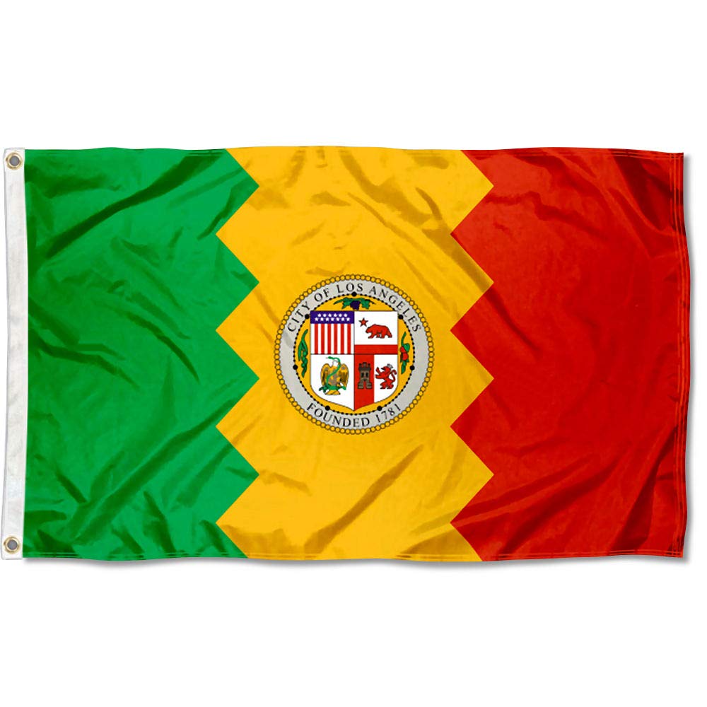Sports Flags Pennants Company City of Los Angeles Flag 3x5 Foot Banner - Sports Collectibles, Sports Memorabilia, Sports Fan Shop, Sports Gifts