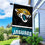 WinCraft Jaguars Banner House Flag and 5 Foot Flagpole Set - Sports Collectibles, Sports Memorabilia, Sports Fan Shop, Sports Gifts
