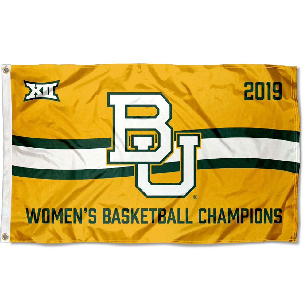 College Flags & Banners Co. Baylor Bears Womens Basketball Big 12 Conference Champions Flag - Sports Collectibles, Sports Memorabilia, Sports Fan Shop, Sports Gifts
