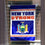 Sports Flags Pennants Company New York Strong USA Garden Flag - Sports Collectibles, Sports Memorabilia, Sports Fan Shop, Sports Gifts