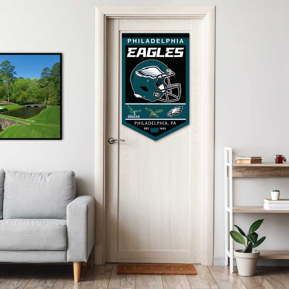 WinCraft Philadelphia Eagles Heritage History Banner Pennant - Sports Collectibles, Sports Memorabilia, Sports Fan Shop, Sports Gifts