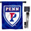 Penn Quakers Athletic Logo Blue House Flag with Flag Pole Set - Sports Collectibles, Sports Memorabilia, Sports Fan Shop, Sports Gifts