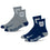 For Bare Feet NCAA Butler Bulldogs Quarter Sock Two Pack Team Colors Large - Sports Gifts, Sports Memorabilia, Sports Collectibles, Fan Shop