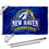 College Flags & Banners Co. New Haven Chargers Flag and Pole Bracket Mount Bundle - Sports Collectibles, Sports Memorabilia, Sports Fan Shop, Sports Gifts