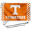 College Flags & Banners Co. Volunteers Checkerboard Flag with Pole and Bracket Holder University Set - Sports Collectibles, Sports Memorabilia, Sports Fan Shop, Sports Gifts