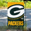 WinCraft Green Bay Packers Large Logo Double Sided Garden Banner Flag - Sports Collectibles, Sports Memorabilia, Sports Fan Shop, Sports Gifts