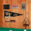 College Flags & Banners Co. Wake Forest Demon Deacons Pennant Flag and Wall Tack Mount Pads - Sports Collectibles, Sports Memorabilia, Sports Fan Shop, Sports Gifts