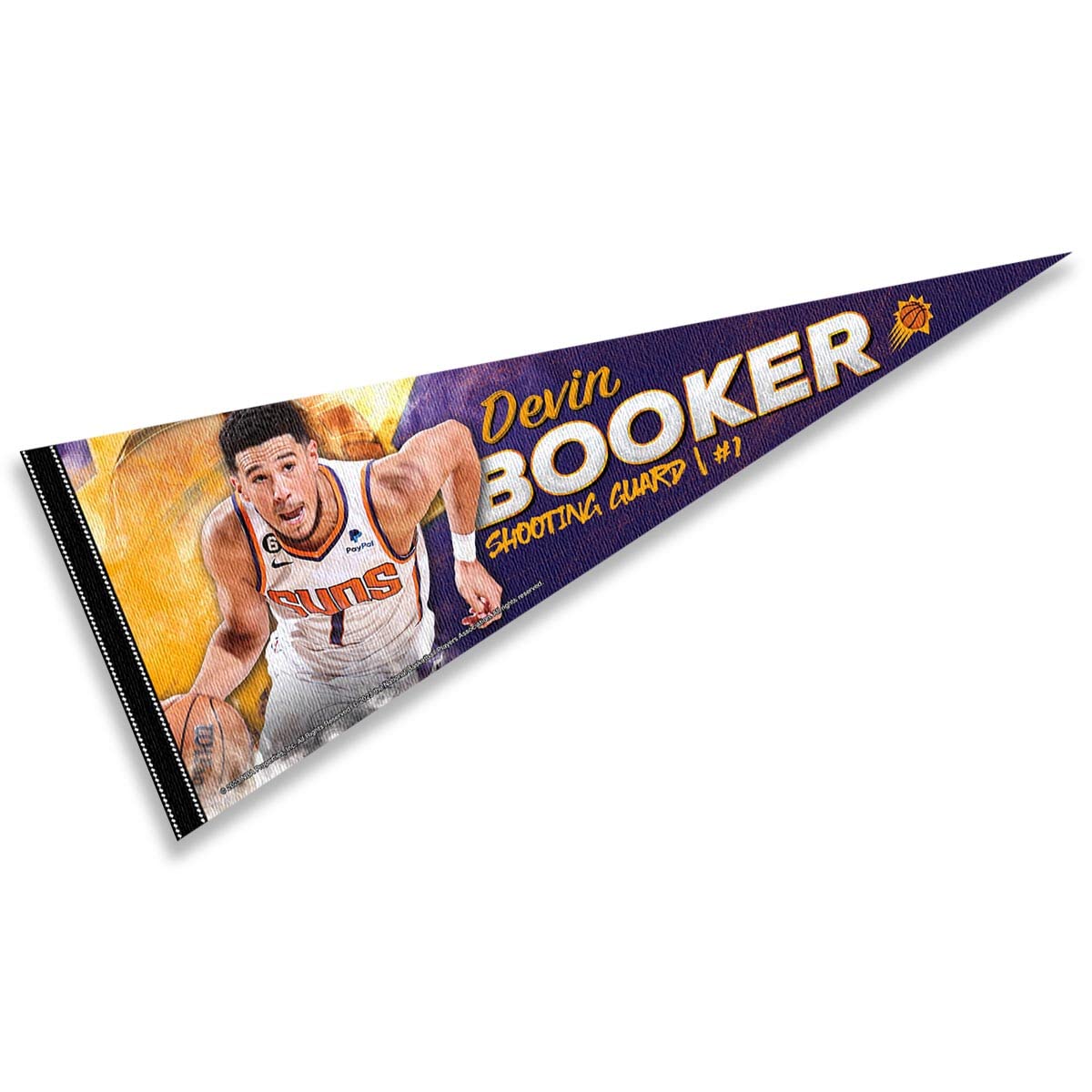 WinCraft Phoenix Suns Booker Pennant Flag - Sports Collectibles, Sports Memorabilia, Sports Fan Shop, Sports Gifts