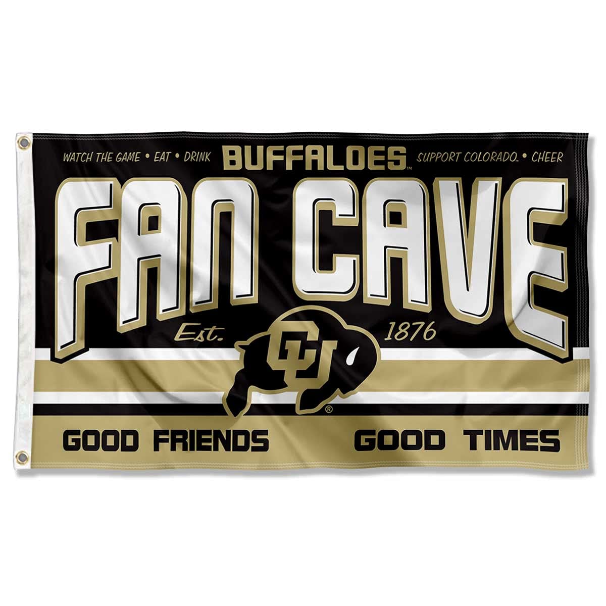 Colorado Buffaloes Fan Man Cave Banner Flag - Sports Collectibles, Sports Memorabilia, Sports Fan Shop, Sports Gifts
