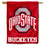 Ohio State Buckeyes Athletic Logo House Flag Banner - Sports Collectibles, Sports Memorabilia, Sports Fan Shop, Sports Gifts