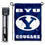 College Flags & Banners Co. Brigham Young Cougars Wordmark Logo Garden and USA Flag Stand Pole Holder Set - Sports Collectibles, Sports Memorabilia, Sports Fan Shop, Sports Gifts