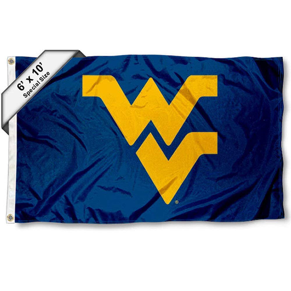 College Flags & Banners Co. West Virginia Mountaineers 6x10 Feet Flag - Sports Collectibles, Sports Memorabilia, Sports Fan Shop, Sports Gifts