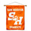 Sam Houston State Bearkats Logo Double Sided House Flag and Wood Banner Pole Set - Sports Collectibles, Sports Memorabilia, Sports Fan Shop, Sports Gifts