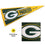 WinCraft Green Bay Packers Embroidered and Sewn Pennant - Sports Collectibles, Sports Memorabilia, Sports Fan Shop, Sports Gifts