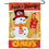 Kansas City Chiefs Holiday Winter Snow Garden Flag Double Sided Banner - Sports Collectibles, Sports Memorabilia, Sports Fan Shop, Sports Gifts