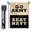 College Flags & Banners Co. Army Black Knights Beat Navy Garden Flag with Stand Holder - Sports Collectibles, Sports Memorabilia, Sports Fan Shop, Sports Gifts