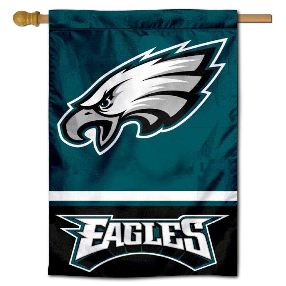 WinCraft Philadelphia Eagles Two Sided House Flag - Sports Collectibles, Sports Memorabilia, Sports Fan Shop, Sports Gifts