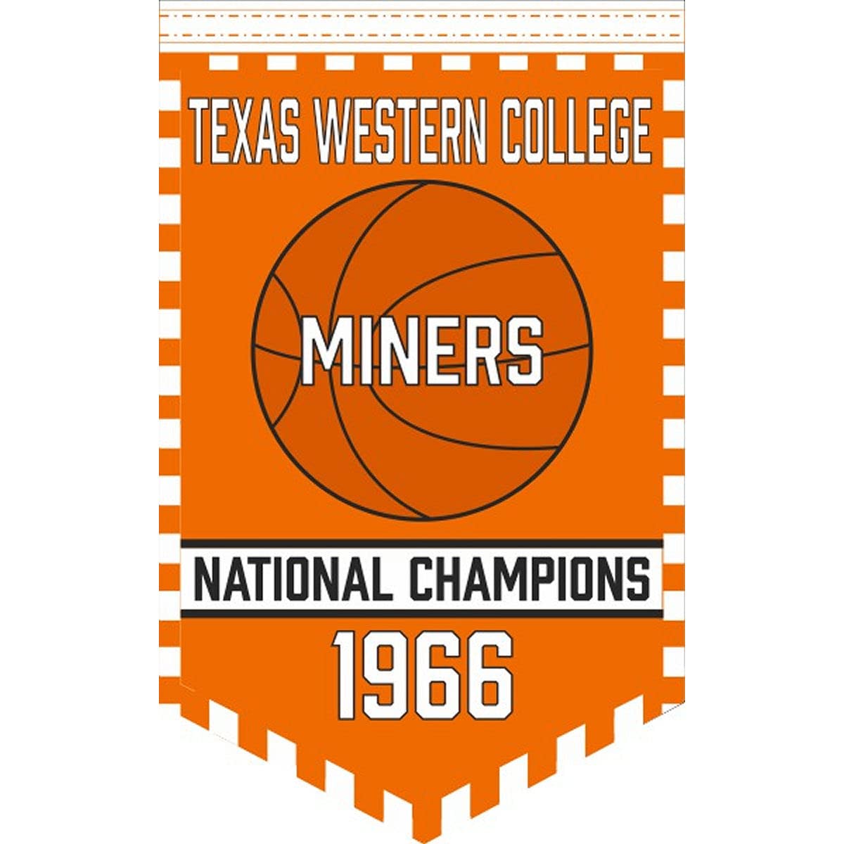 Texas El Paso Miners Basketball National Champions Banner - Sports Collectibles, Sports Memorabilia, Sports Fan Shop, Sports Gifts