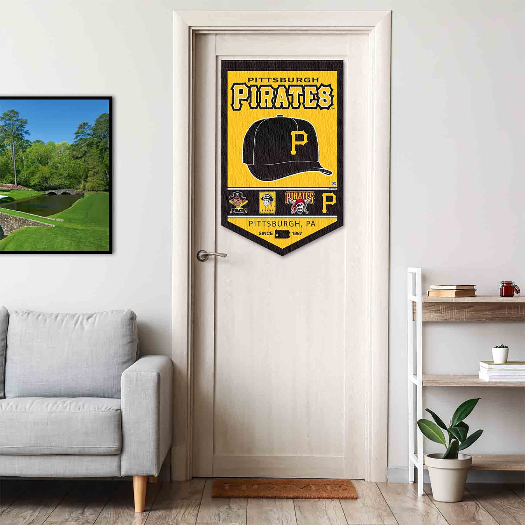 WinCraft Pittsburgh Pirates Heritage History Banner Pennant - Sports Collectibles, Sports Memorabilia, Sports Fan Shop, Sports Gifts