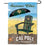 College Flags & Banners Co. Cal Poly Mustangs Summer Season Vibes Double Sided Garden Yard Flag - Sports Collectibles, Sports Memorabilia, Sports Fan Shop, Sports Gifts
