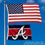 WinCraft Atlanta Braves 2x3 Foot Small Flag - Sports Collectibles, Sports Memorabilia, Sports Fan Shop, Sports Gifts