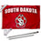 College Flags & Banners Co. University of South Dakota Red Flag and Pole Bracket Mount Bundle - Sports Collectibles, Sports Memorabilia, Sports Fan Shop, Sports Gifts