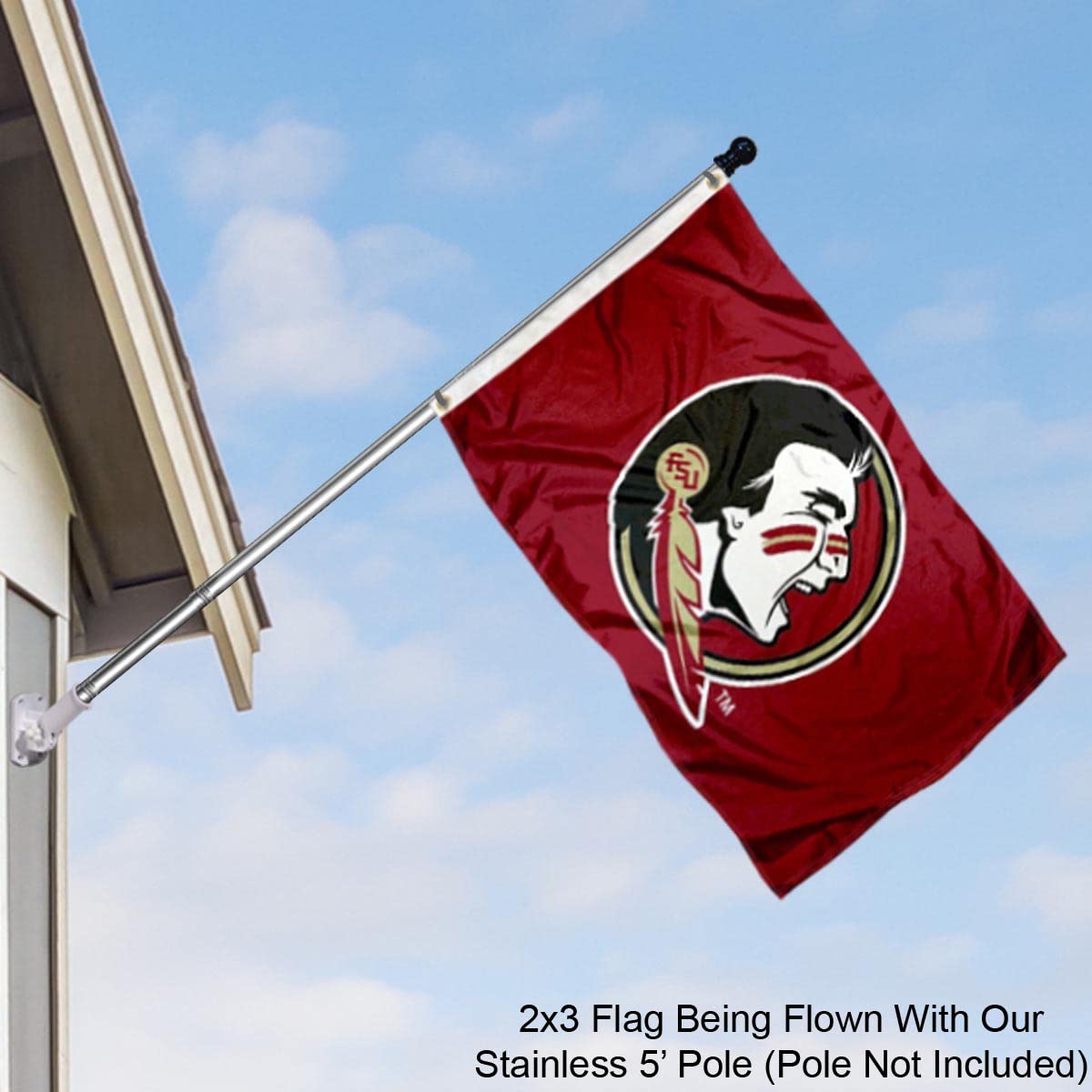 College Flags & Banners Co. Florida State Seminoles 2x3 Foot Flag - Sports Collectibles, Sports Memorabilia, Sports Fan Shop, Sports Gifts