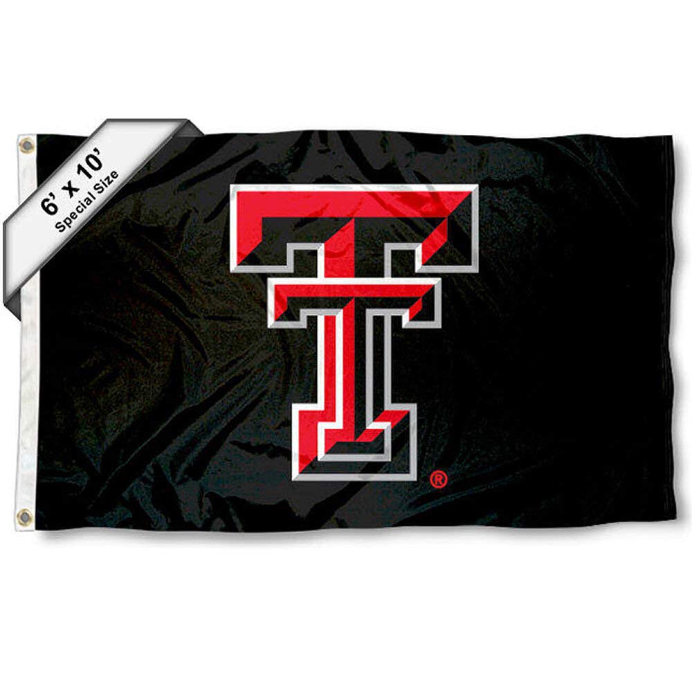 College Flags & Banners Co. Texas Tech Red Raiders 6x10 Feet Flag - Sports Collectibles, Sports Memorabilia, Sports Fan Shop, Sports Gifts