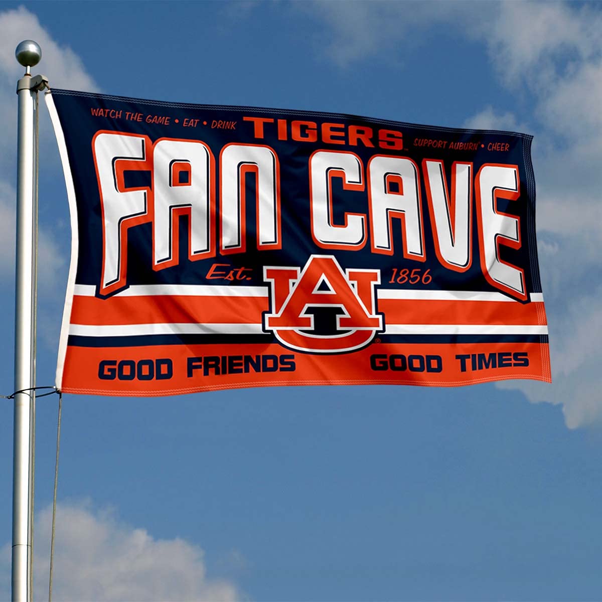 Auburn Fan Man Cave Banner Flag - Sports Collectibles, Sports Memorabilia, Sports Fan Shop, Sports Gifts