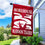 College Flags & Banners Co. Morehouse Maroon Tigers Banner Flag with Flag Pole Set - Sports Collectibles, Sports Memorabilia, Sports Fan Shop, Sports Gifts