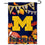 College Flags & Banners Co. Michigan Team University Wolverines Fall Leaves Football Season Garden Yard Flag - Sports Collectibles, Sports Memorabilia, Sports Fan Shop, Sports Gifts