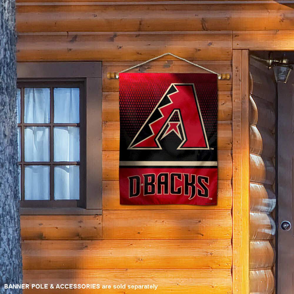 WinCraft Arizona Diamondbacks Double Sided House Flag - Sports Collectibles, Sports Memorabilia, Sports Fan Shop, Sports Gifts