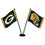 WinCraft Green Bay Packers Desk and Table Top Flags - Sports Collectibles, Sports Memorabilia, Sports Fan Shop, Sports Gifts