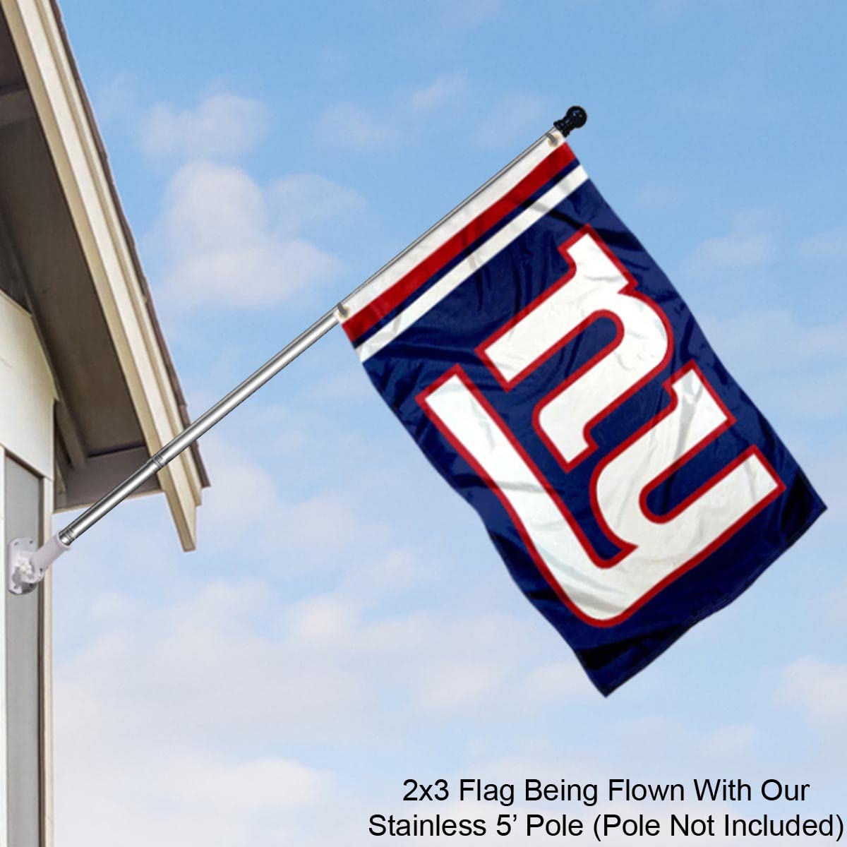 WinCraft NY Giants 2x3 Feet Flag - Sports Collectibles, Sports Memorabilia, Sports Fan Shop, Sports Gifts