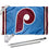 WinCraft Philadelphia Phillies Retro 1973-1986 Flag Pole and Bracket Set - Sports Collectibles, Sports Memorabilia, Sports Fan Shop, Sports Gifts