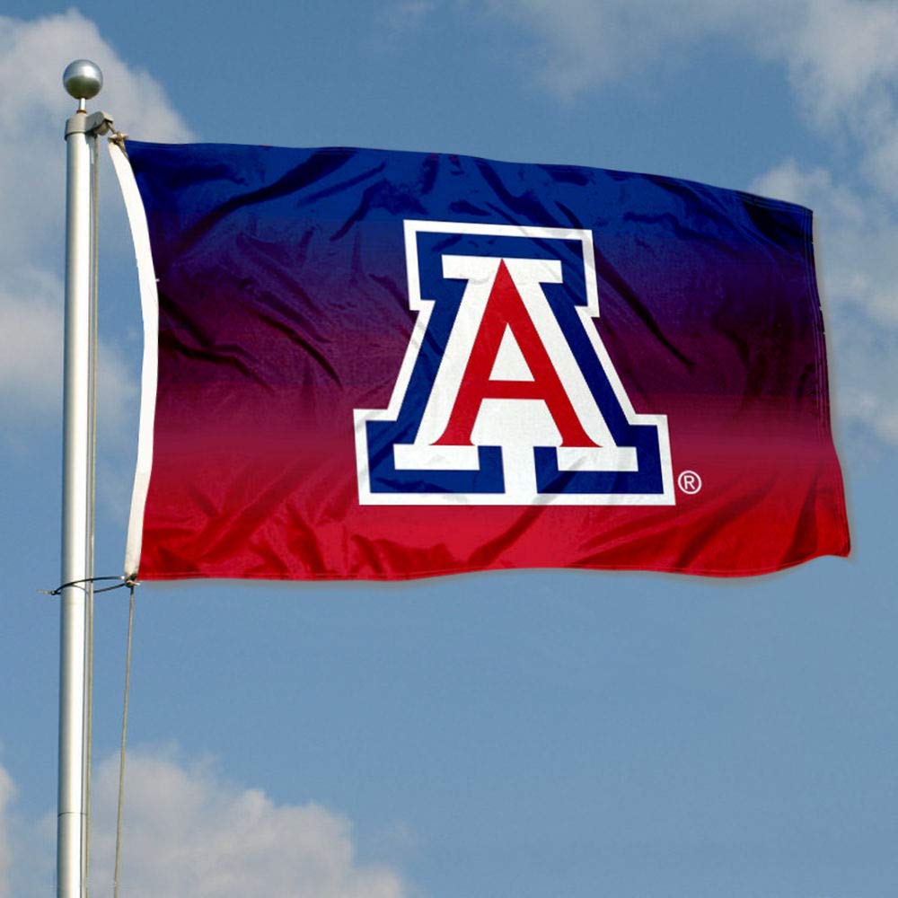 College Flags & Banners Co. Arizona Wildcats Two Tone Gradient Flag - Sports Collectibles, Sports Memorabilia, Sports Fan Shop, Sports Gifts