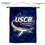 College Flags & Banners Co. USCB Sand Sharks House Flag and Wood Banner Pole Set - Sports Collectibles, Sports Memorabilia, Sports Fan Shop, Sports Gifts