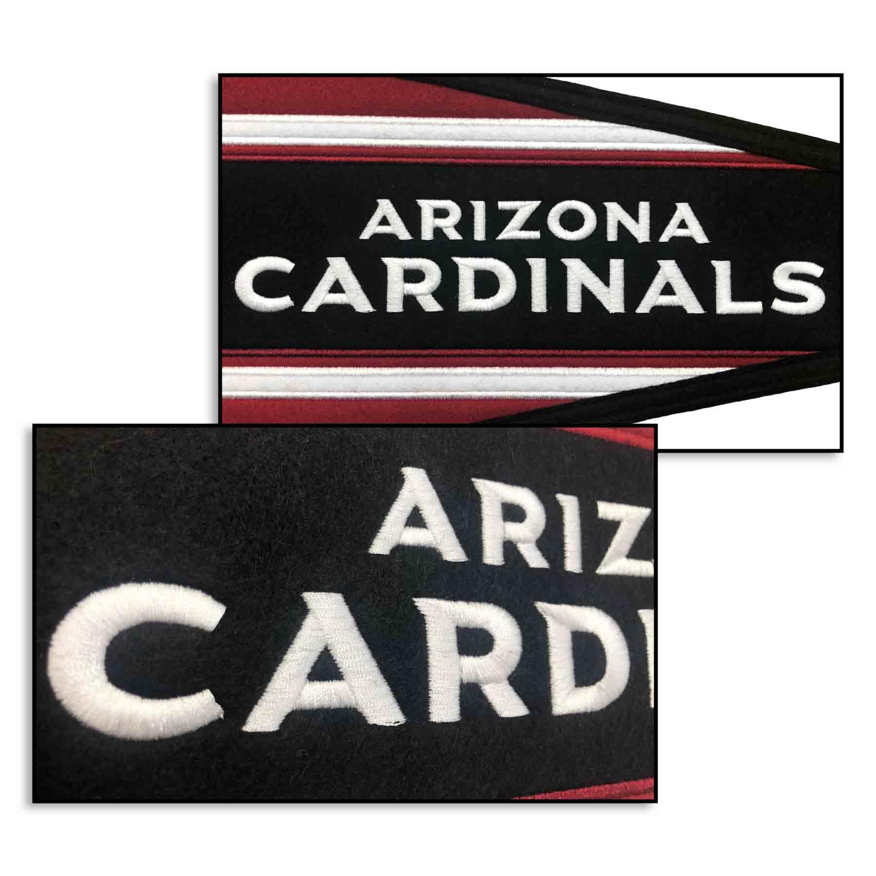 WinCraft Arizona Cardinals Embroidered and Sewn Pennant - Sports Collectibles, Sports Memorabilia, Sports Fan Shop, Sports Gifts