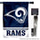 WinCraft Rams Banner House Flag and 5 Foot Flagpole Set - Sports Collectibles, Sports Memorabilia, Sports Fan Shop, Sports Gifts