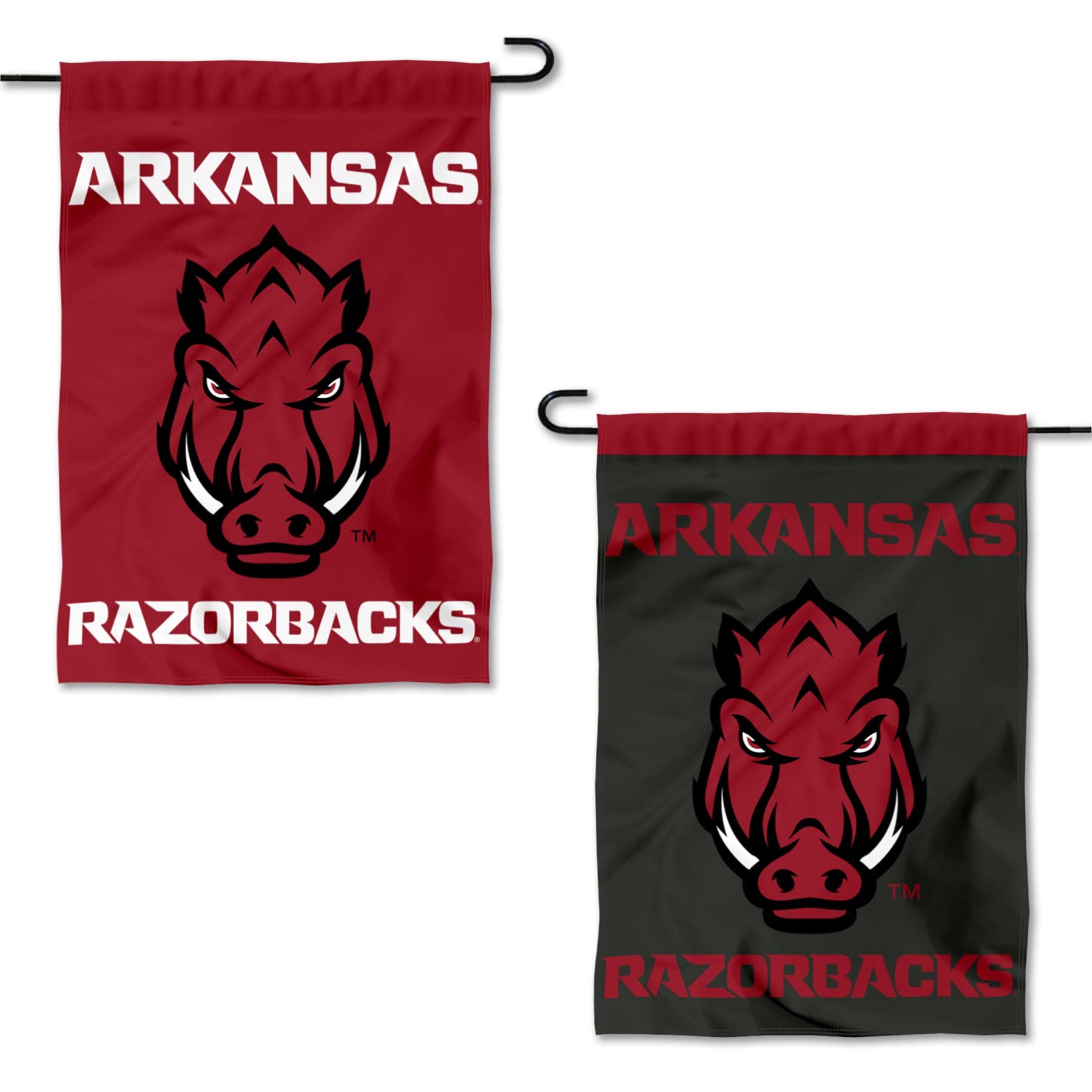 College Flags & Banners Co. Arkansas Razorbacks Garden Flag - Sports Collectibles, Sports Memorabilia, Sports Fan Shop, Sports Gifts