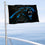 WinCraft Carolina Panthers Boat and Golf Cart Flag - Sports Collectibles, Sports Memorabilia, Sports Fan Shop, Sports Gifts