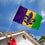 Sports Flags Pennants Company Fleur De Lis Flag - Sports Collectibles, Sports Memorabilia, Sports Fan Shop, Sports Gifts