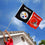 WinCraft Pittsburgh Steelers and Cleveland Browns House Divided Flag Rivalry Banner - Sports Collectibles, Sports Memorabilia, Sports Fan Shop, Sports Gifts