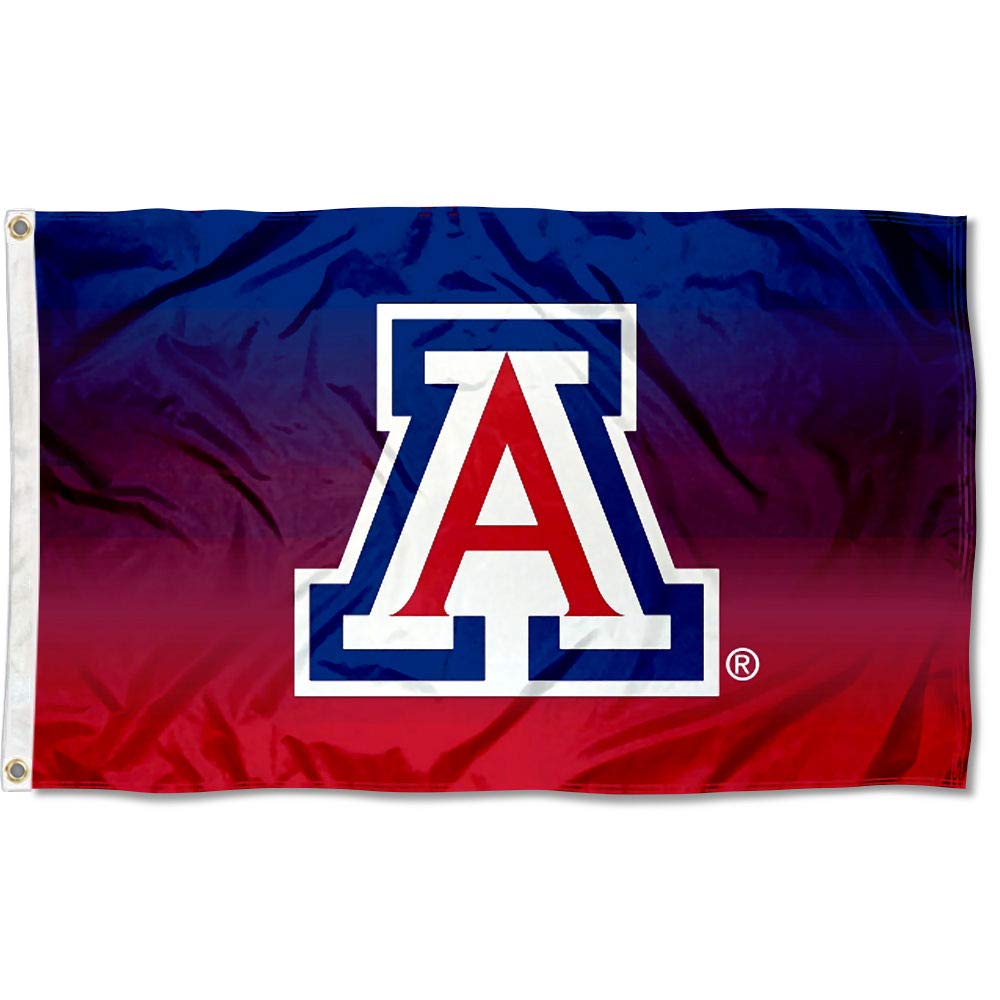 College Flags & Banners Co. Arizona Wildcats Two Tone Gradient Flag - Sports Collectibles, Sports Memorabilia, Sports Fan Shop, Sports Gifts